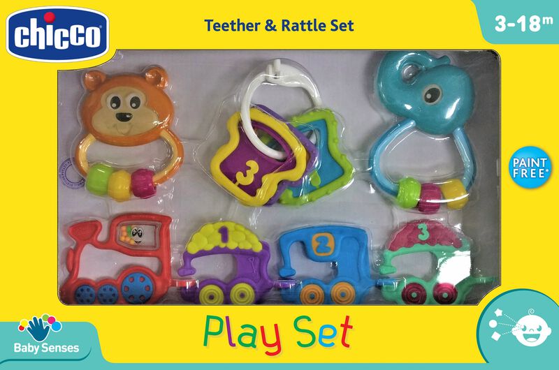 Chicco Play Set Rattles - 4Pcs image number null
